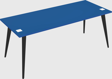 Modern rectangular office desk