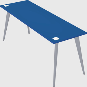 Modern rectangular office desk