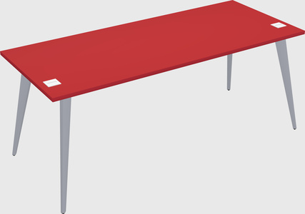 Modern rectangular office desk