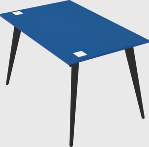 Modern rectangular office desk