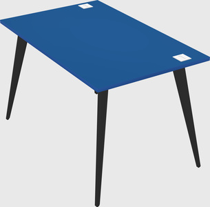 Modern rectangular office desk
