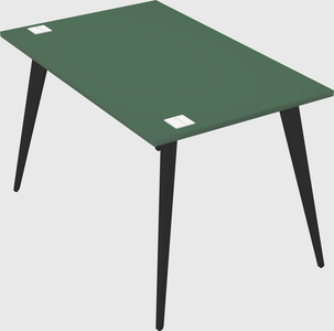 Modern rectangular office desk