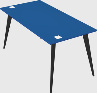 Modern rectangular office desk