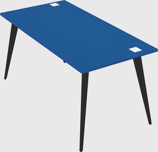 Modern rectangular office desk