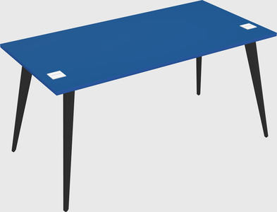Modern rectangular office desk