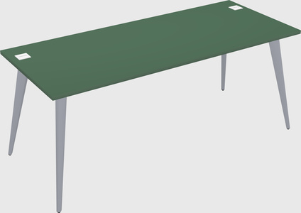 Modern rectangular office desk