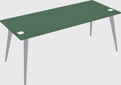Modern rectangular office desk