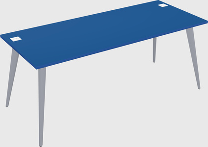 Modern rectangular office desk