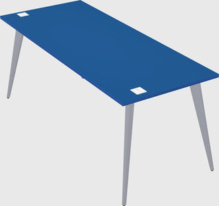 Modern rectangular office desk