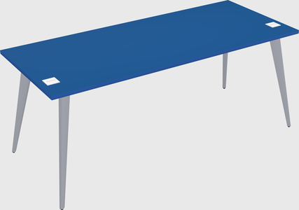 Modern rectangular office desk