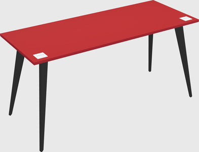 Modern rectangular office desk