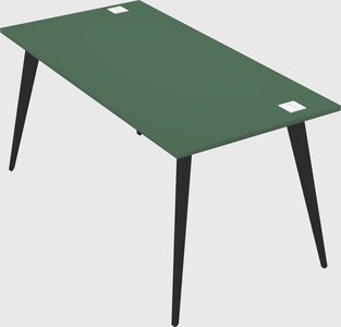 Modern rectangular office desk