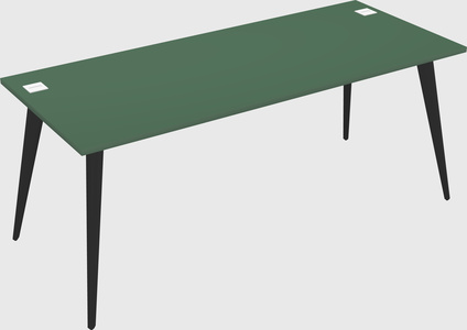 Modern rectangular office desk
