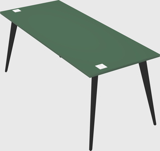 Modern rectangular office desk
