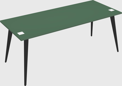 Modern rectangular office desk