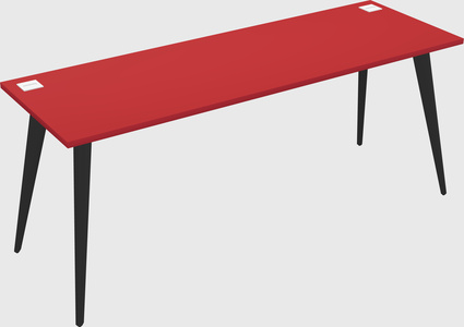 Modern rectangular office desk