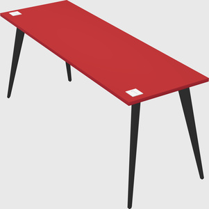 Modern rectangular office desk