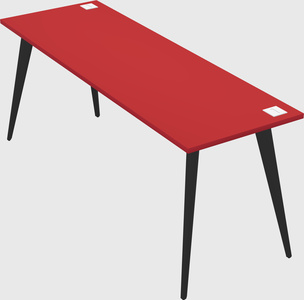 Modern rectangular office desk