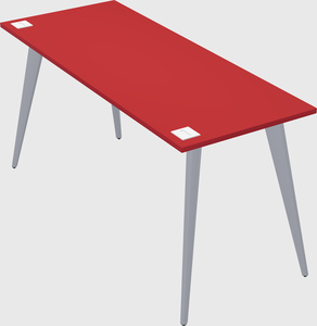 Modern rectangular office desk