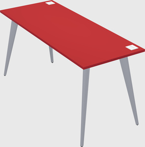 Modern rectangular office desk