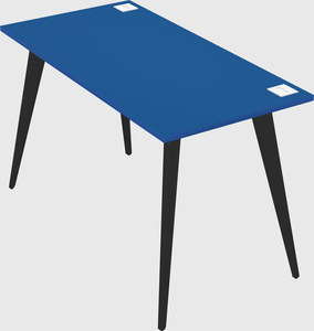 Modern rectangular office desk