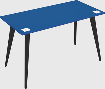 Modern rectangular office desk