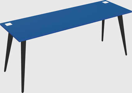 Modern rectangular office desk