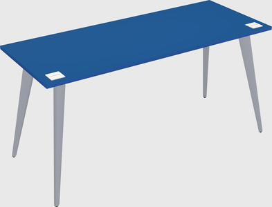 Modern rectangular office desk