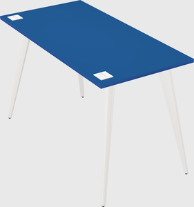 Modern rectangular office desk