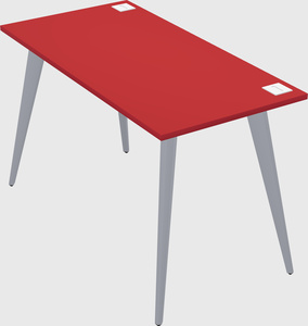 Modern rectangular office desk