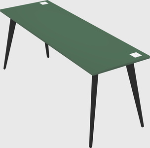 Modern rectangular office desk