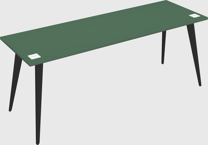 Modern rectangular office desk