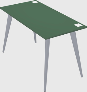 Modern rectangular office desk