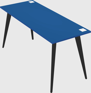 Modern rectangular office desk