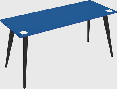 Modern rectangular office desk
