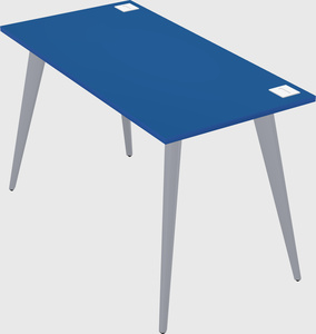 Modern rectangular office desk