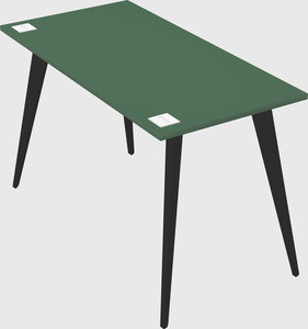 Modern rectangular office desk