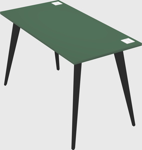 Modern rectangular office desk