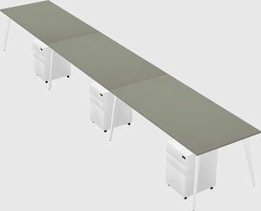 Modern rectangular office desk