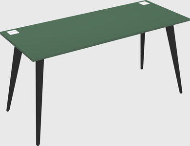 Modern rectangular office desk