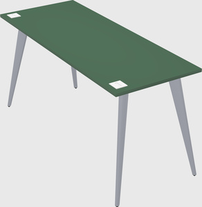 Modern rectangular office desk