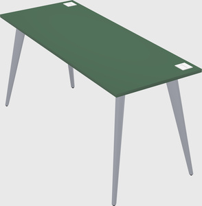 Modern rectangular office desk