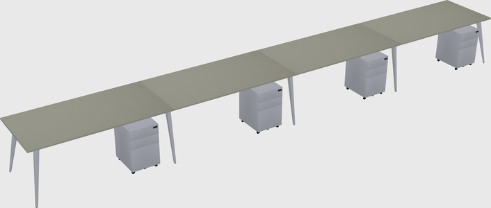 Modern Rectangular Office Desk