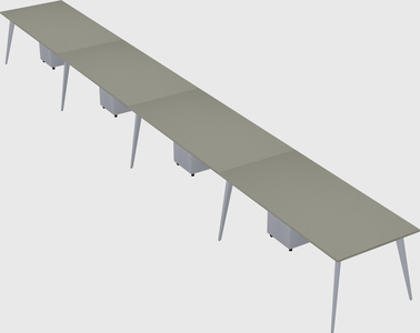 Modern rectangular office desk