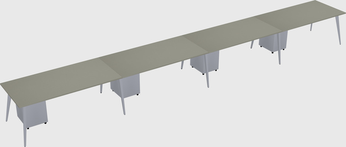 Modern rectangular office desk
