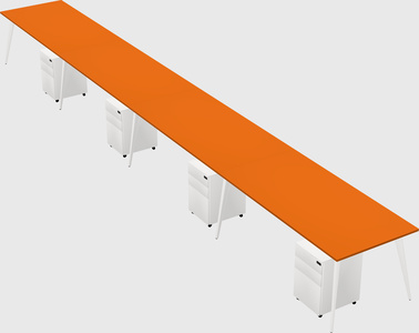 Modern rectangular office desk