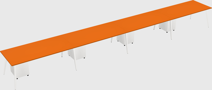 Modern rectangular office desk