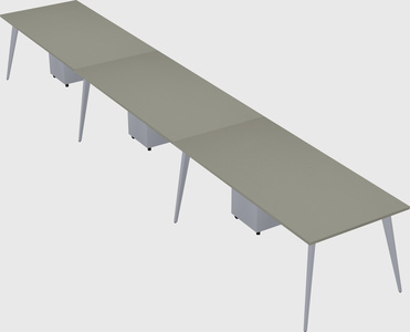 Modern rectangular office desk