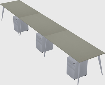 Modern rectangular office desk