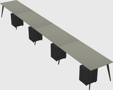 Modern rectangular office desk